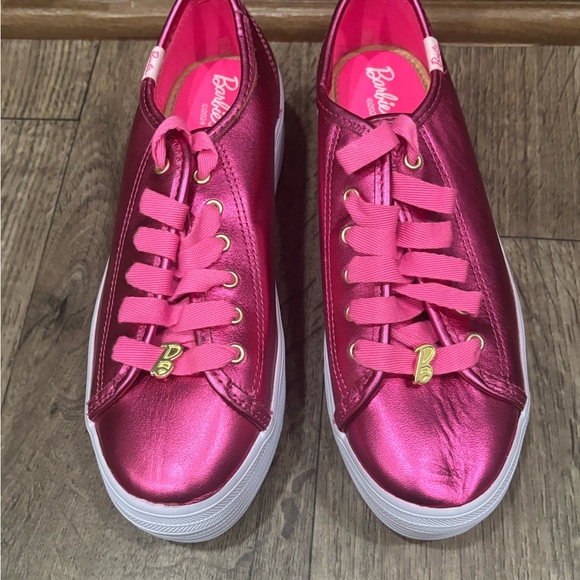 Barbie For Barbie Pink Metallic Sneakers - Picture 1 of 2